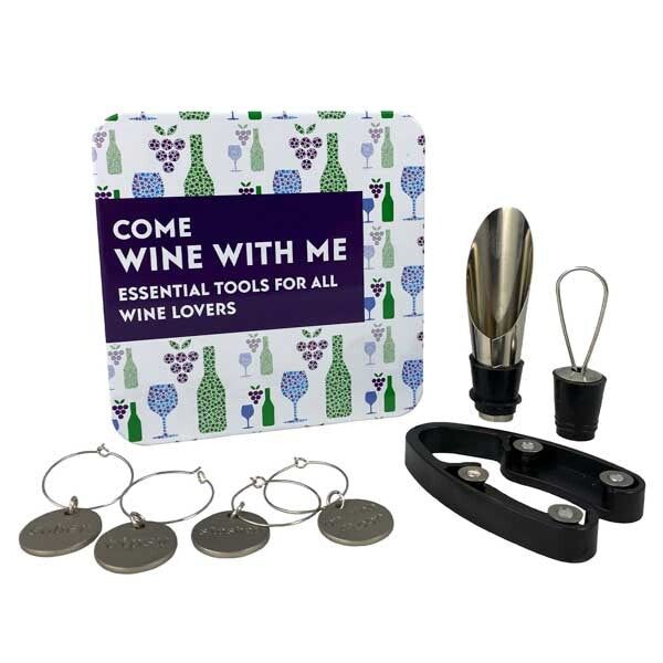 Apples To Pears Gifts For Grown Ups Come Wine With Me Tin - McGrocer