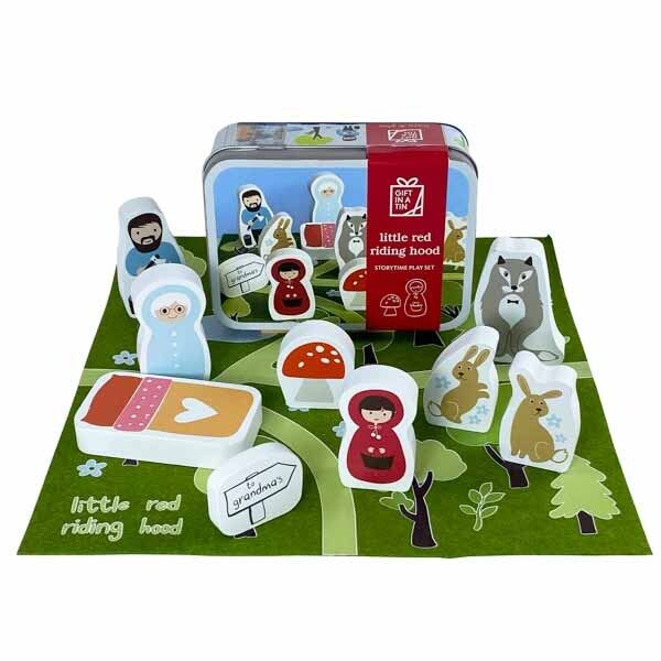 Apples To Pears Storytime Gift In A Tin Red Riding Hood - McGrocer