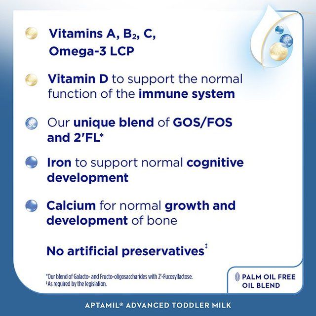 Aptamil Advanced 3 Formula Toddler Milk Powder 1-3 Years 800g - McGrocer