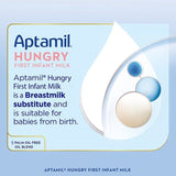 Aptamil Hungry First Baby Milk Formula Powder from Birth 800g - McGrocer