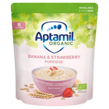 Aptamil Organic Banana & Strawberry Porridge 6 Months+ 180g - McGrocer