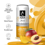AQUA Carpatica Sparkling Flavours Mango & Peach   4 x 330ml - McGrocer
