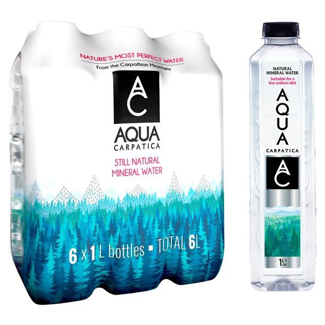 AQUA Carpatica Still Natural Mineral Water Low Sodium & Nitrates 6 x 1L - McGrocer