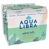 Aqua Libra Cucumber Mint & Lime Infused Sparkling Water 4 x 330ml - McGrocer