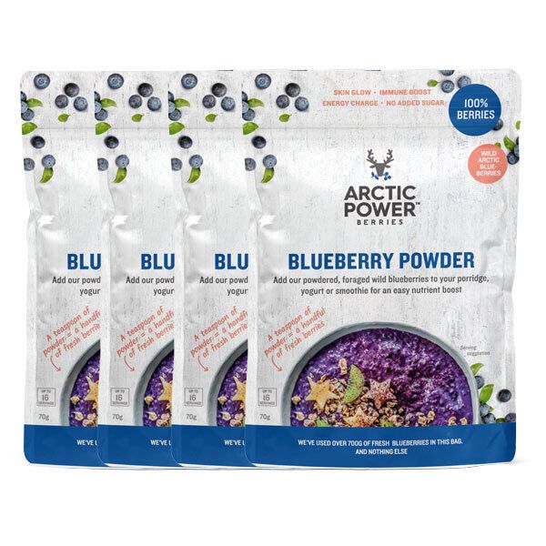 Arctic Power Berries 4 x Blueberry 70g Bundle - McGrocer