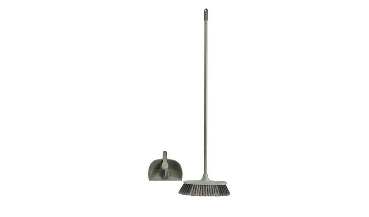 Argos Home Broom and Dustpan Set - McGrocer