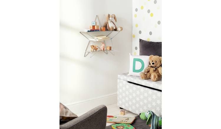 Argos Home Display Star Shelf - Grey - McGrocer
