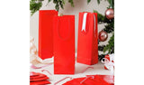 Argos Home Plain Red Bottle Gift Bag - 12 Pack - McGrocer