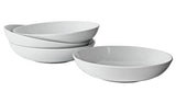 Argos Home Set of 4 Porcelain Pasta Bowls - Super White - McGrocer