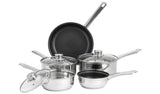 Argos Home Stainless Steel 5 Piece Pan Set - Silver - McGrocer