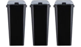 Argos Home Trio of Recycling Bins - Black - McGrocer