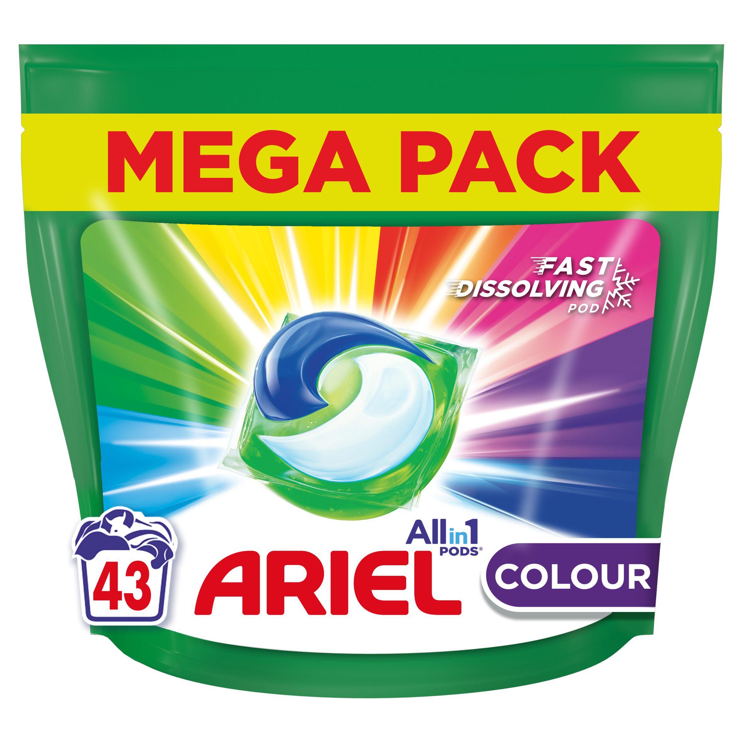 Ariel All-in-1 Pods Washing Liquid Capsules Colour 39 Washes - McGrocer