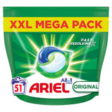 Ariel All-in-1 Pods Washing Liquid Capsules Original 51 Washes - McGrocer