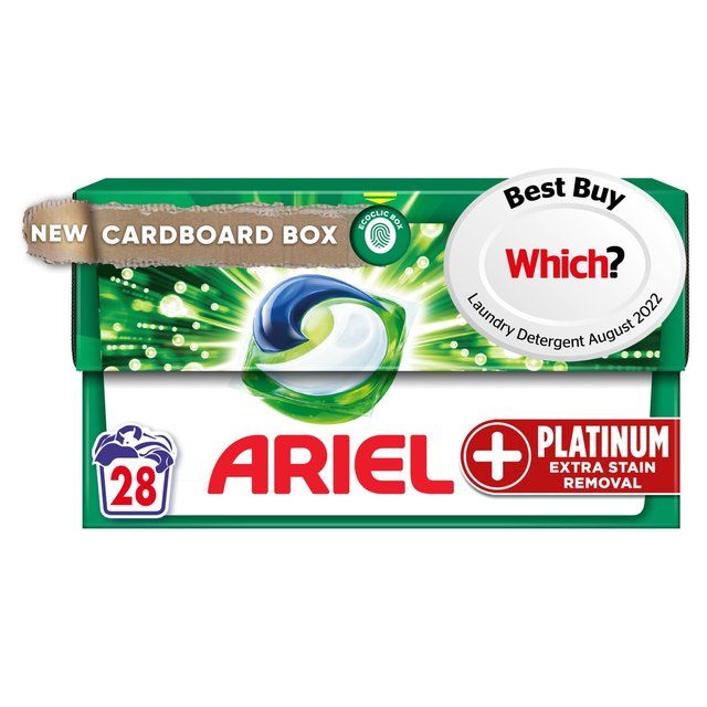 Ariel Platinum Bio Pods Washing Capsules 29 Washes   29 per pack - McGrocer