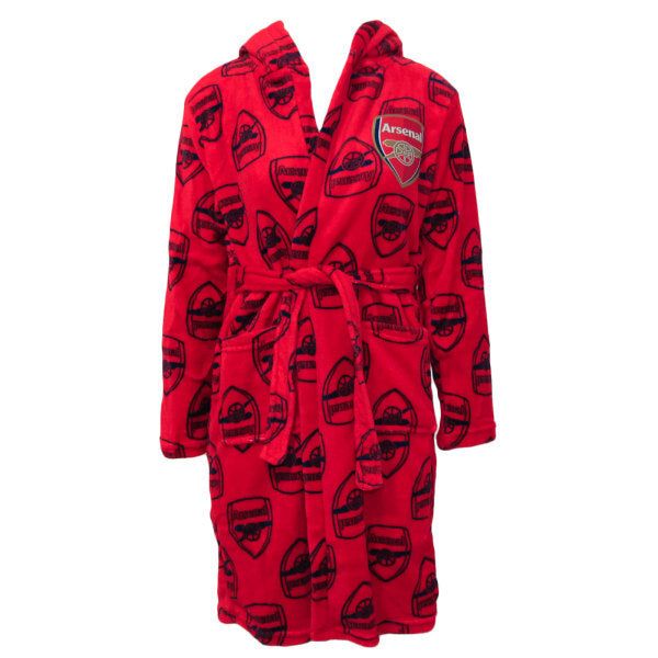 Arsenal FC Kids Dressing Gown (7-8 Years) - McGrocer