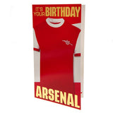 Arsenal FC Retro Birthday Card (22cm x 12cm) - McGrocer