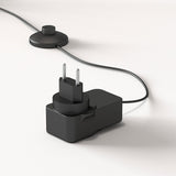 Artika Chrome Swirl LED Floor Lamp - McGrocer