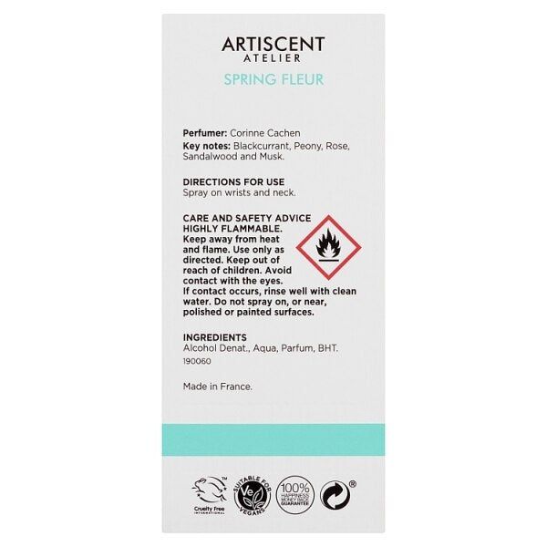 Artiscent Atelier Eau De Parfum Spring Fleur 50ml - McGrocer