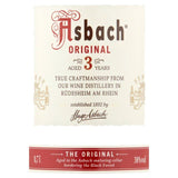 Asbach 3 Year Old German Brandy   70cl - McGrocer