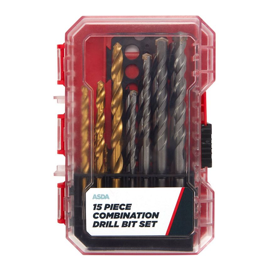 ASDA 15pc Drill Bit Set - McGrocer