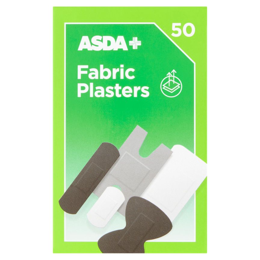ASDA 50 Fabric Plasters - McGrocer