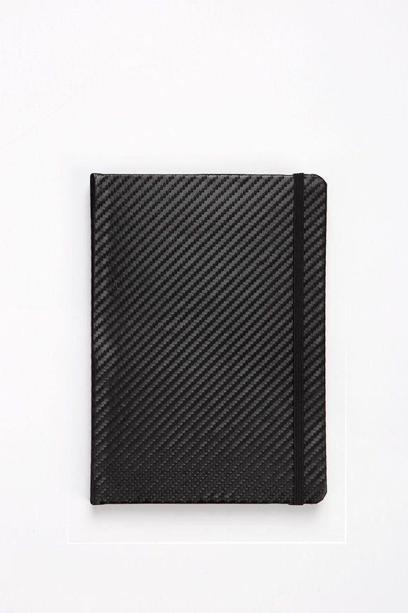 ASDA A5 Black Carbon Fashion Notebook - McGrocer