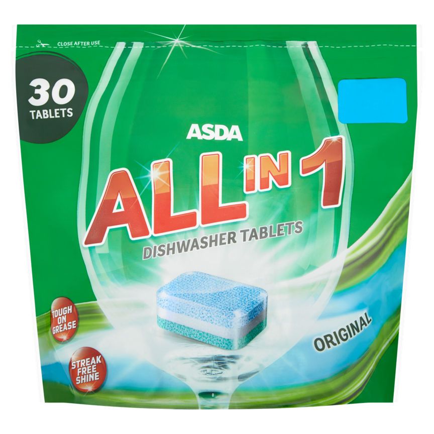 ASDA All in 1 Original Dishwasher Tablets - McGrocer