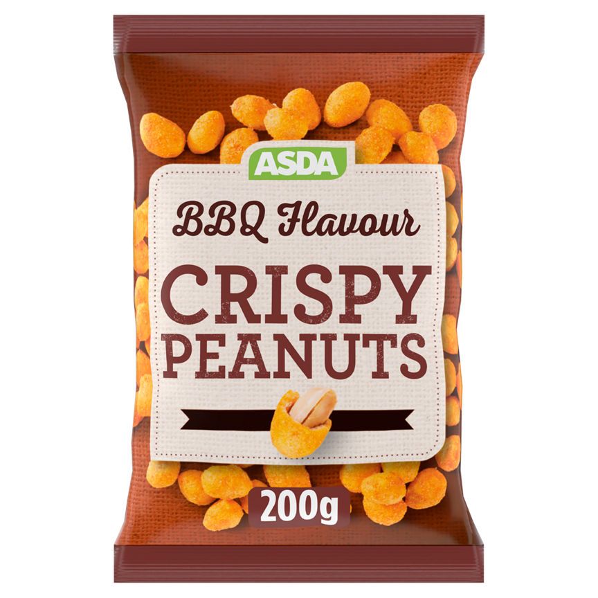 ASDA BBQ Flavour Crispy Peanuts 200g - McGrocer