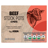 ASDA Beef Stock Pots 4 x 24g (96g) - McGrocer