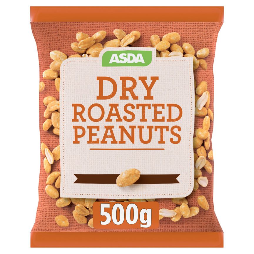 ASDA Dry Roasted Peanuts 500g - McGrocer