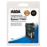 ASDA Epson T1801 Black Ink Cartridge - McGrocer