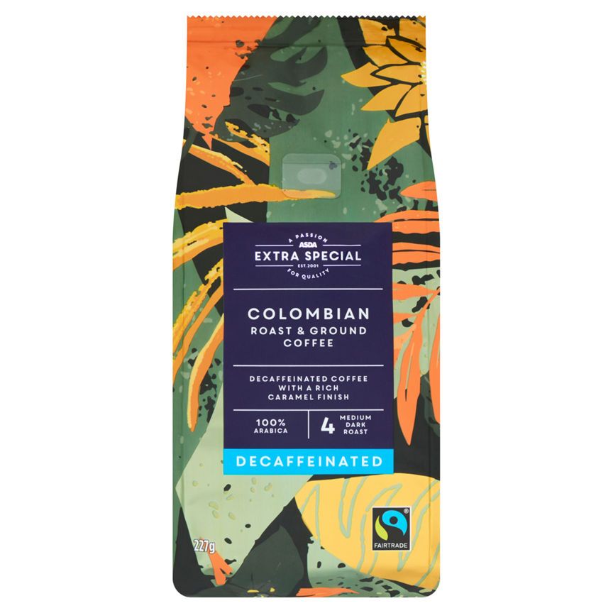 ASDA Extra Special Decaffeinated Colombian Roast & Ground Coffee - McGrocer