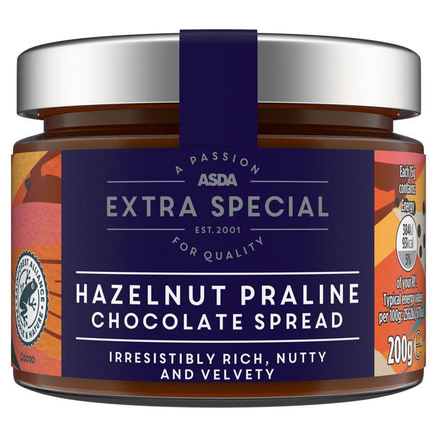 ASDA Extra Special Hazelnut Praline Chocolate Spread 200g - McGrocer