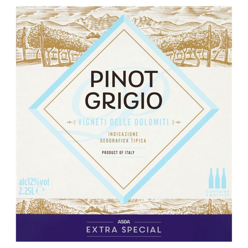 ASDA Extra Special Pinot Grigio Boxed Wine - McGrocer