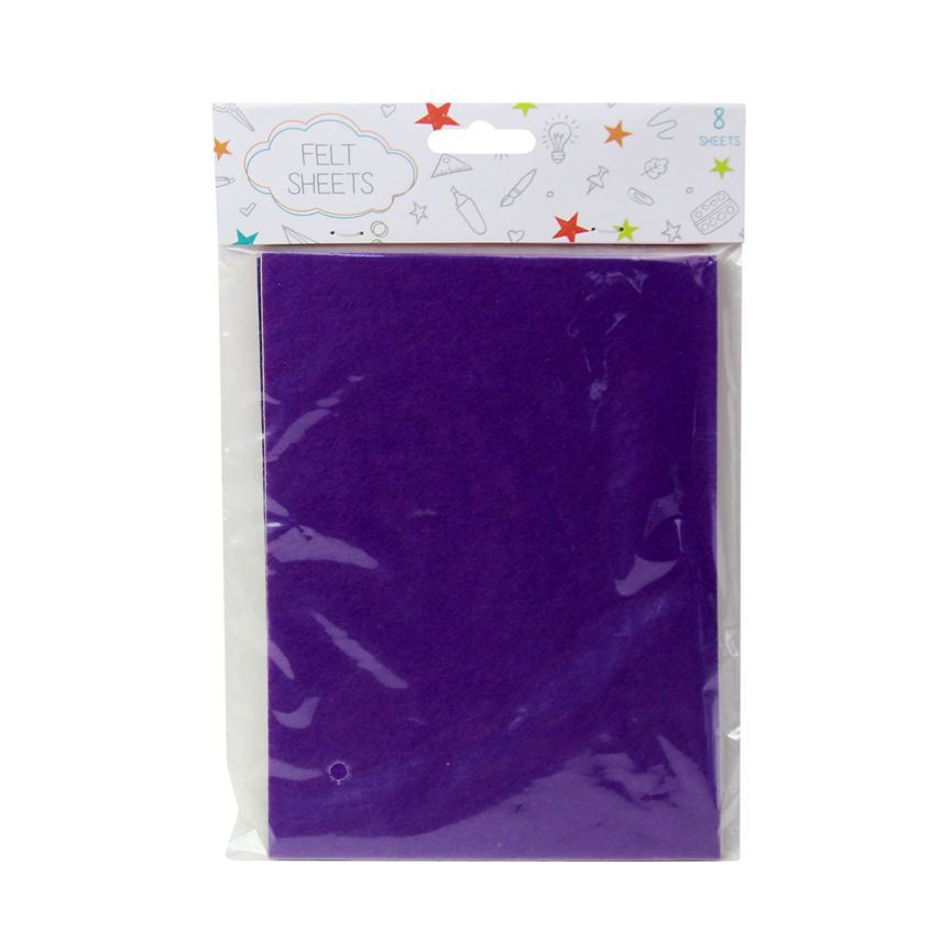 ASDA Felt Craft Sheets Pack - McGrocer