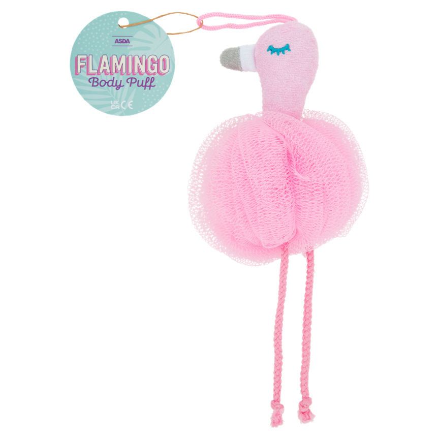 ASDA Flamingo Body Puff - McGrocer