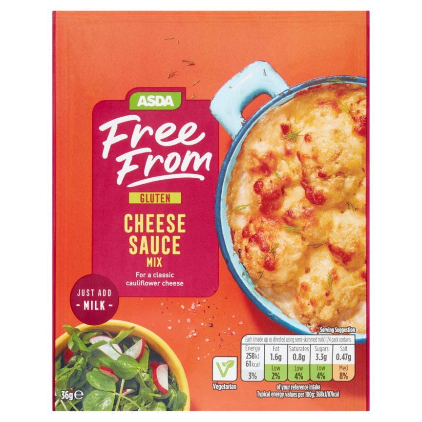 ASDA Free From Cheese Simmer Sauce Mix - McGrocer