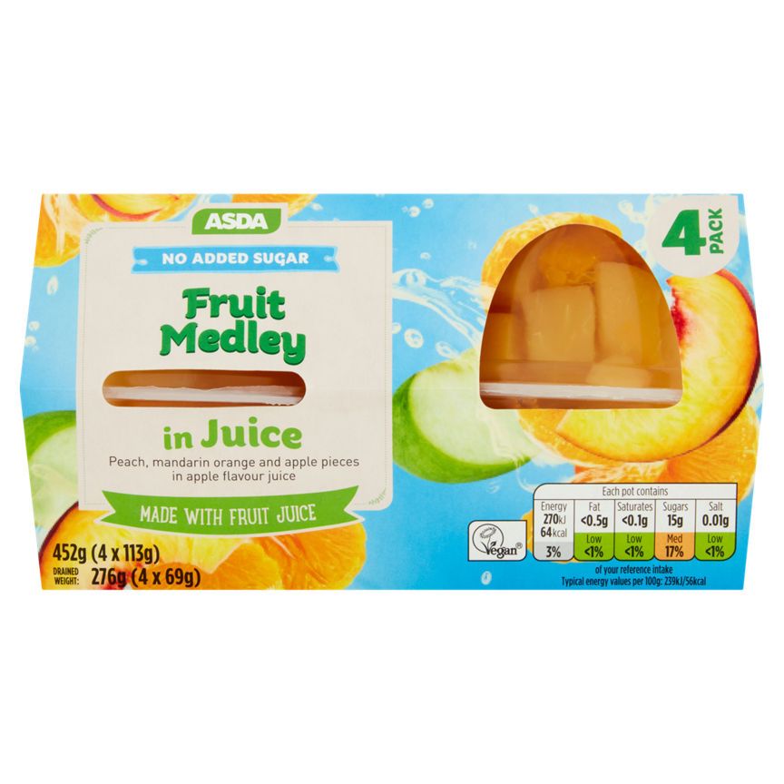 ASDA Fruit Medley in Juice - McGrocer