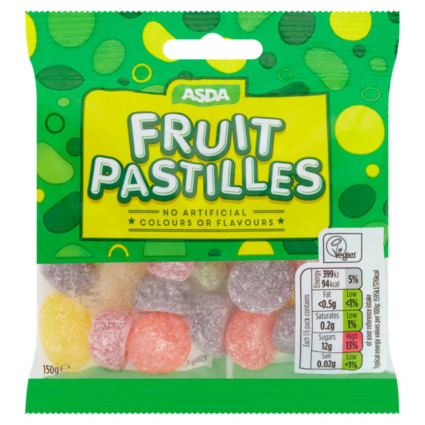 ASDA Fruit Pastilles Jelly Sweets - McGrocer