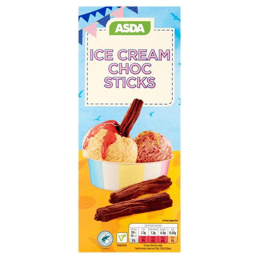 ASDA Ice Cream Choc Sticks - McGrocer