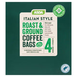 ASDA Italian Style Roast & Ground Coffee Bags 10 x 7.5g (75g) - McGrocer