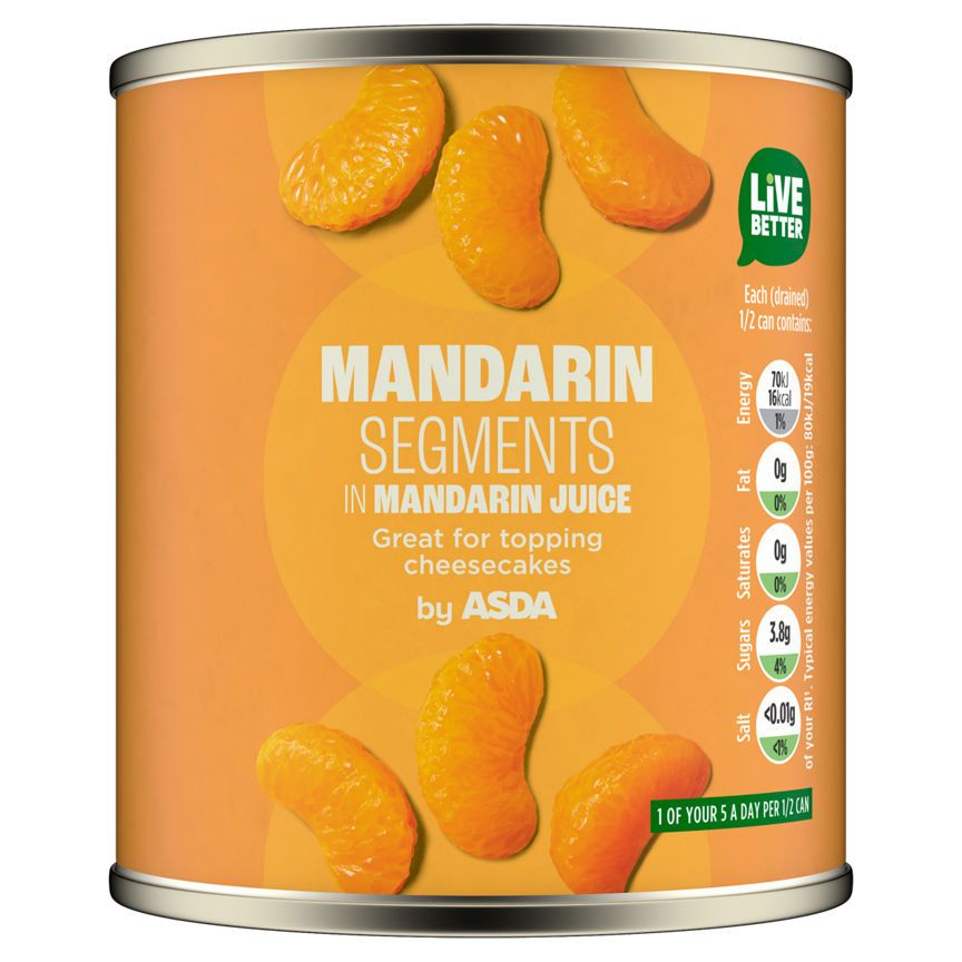 ASDA Mandarin Segments in Mandarin Juice - McGrocer