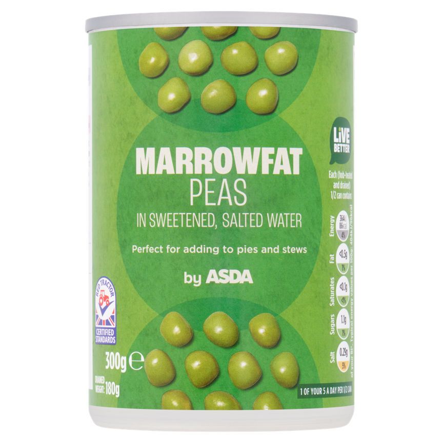 ASDA Marrowfat Peas 300g - McGrocer