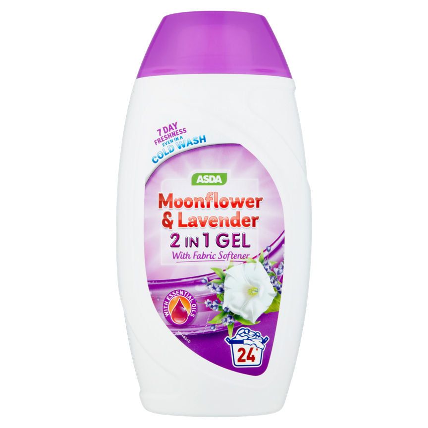 ASDA Moonflower & Lavender 2 in 1 Gel with Fabric Softener - McGrocer