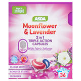 ASDA Moonflower & Lavender 2 in 1 Triple Action Capsules 36 x 13g (468g) - McGrocer