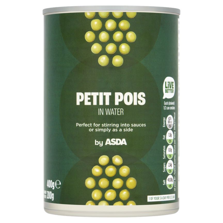 ASDA Petits Pois in Water - McGrocer