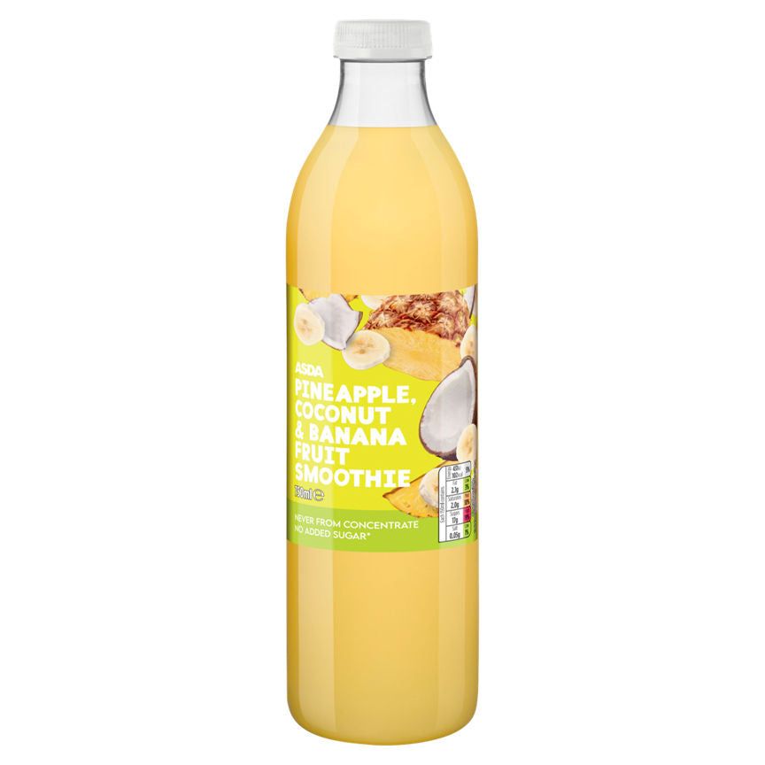 ASDA Pineapple Coconut & Banana Fruit Smoothie - McGrocer