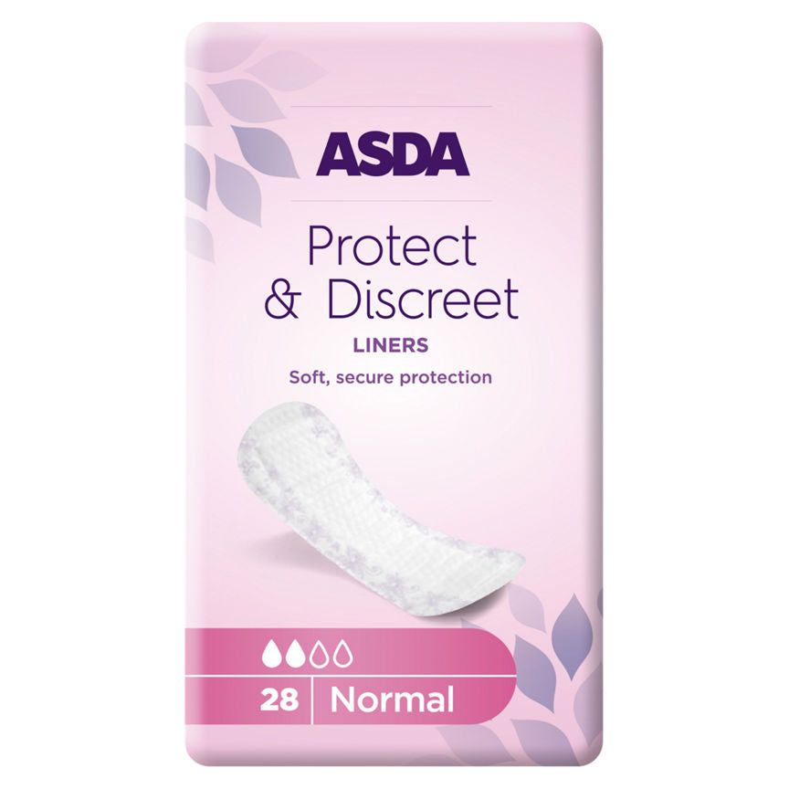 ASDA Protect & Discreet Incontinence Normal Liners - McGrocer