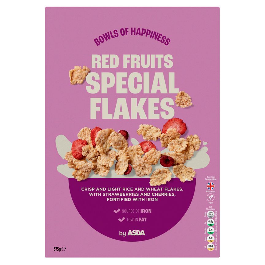 ASDA Red Fruits Special Flakes Cereal - McGrocer