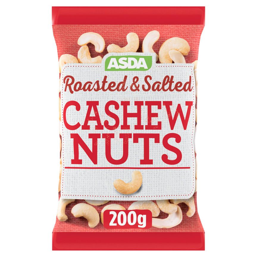 ASDA Roasted & Salted Cashews 200g - McGrocer